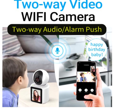 Cámara seguridad videollamada robótica